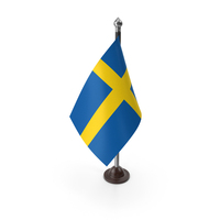 Sweden Plastic Flag Stand PNG & PSD Images