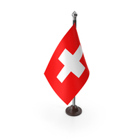 Switzerland Plastic Flag Stand PNG & PSD Images