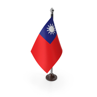 Taiwan Plastic Flag Stand PNG & PSD Images