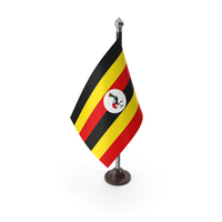 Uganda Plastic Flag Stand PNG & PSD Images