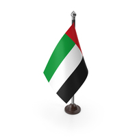 United Arab Emirates Plastic Flag Stand PNG & PSD Images