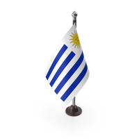 Uruguay Plastic Flag Stand PNG & PSD Images
