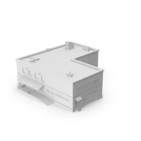 Monochrome Factory Building PNG & PSD Images