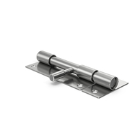 Silver Door Sliding Lock PNG & PSD Images