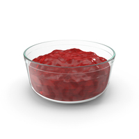 Strawberry Jam In A Glass Bowl PNG & PSD Images