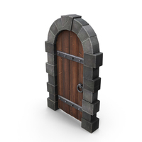 Stylized Castle Door PNG & PSD Images