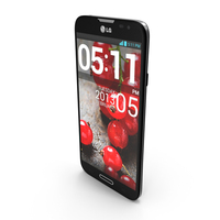 LG Optimus G Pro E985 Smartphone Black And White PNG & PSD Images