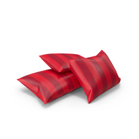 Red Fabric Pillows PNG & PSD Images