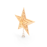 Christmas Tree Star Topper PNG & PSD Images