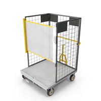 Towable Cart Cage Empty PNG & PSD Images