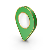 Empty Green Location Symbol PNG & PSD Images