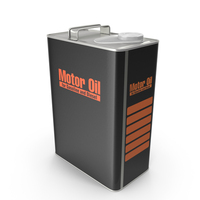 Motor Oil Metal Can 4L PNG & PSD Images