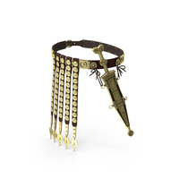 Roman Belt with Pugio Dagger PNG & PSD Images