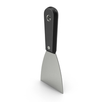 Scraper 3 Inch Black Handle PNG & PSD Images