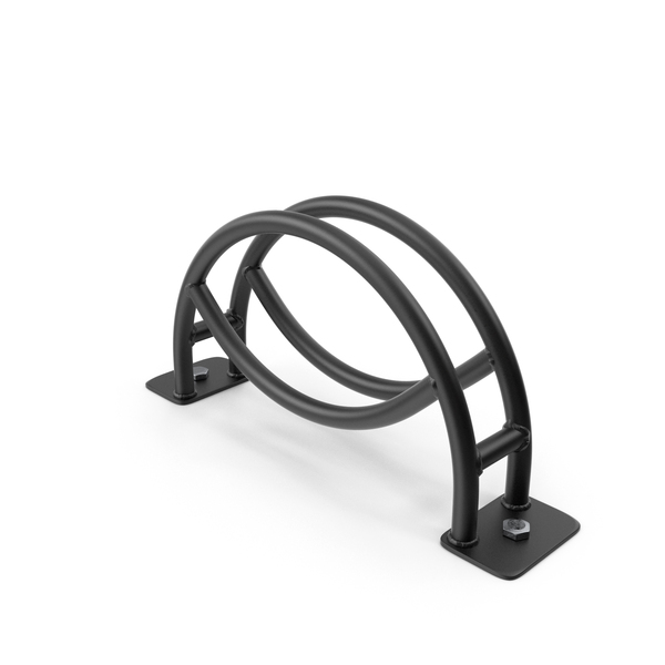 Single Cycle Stand Black PNG & PSD Images