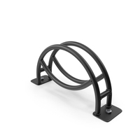 Single Cycle Stand Black PNG & PSD Images