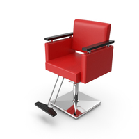Beauty Salon Chair Red PNG & PSD Images