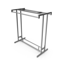 Clothing Double Rod Hangrail Metal PNG & PSD Images