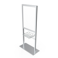 Stand Up Signage Metal PNG & PSD Images