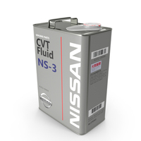 Nissan CVT Fluid 4L Metal Can PNG & PSD Images