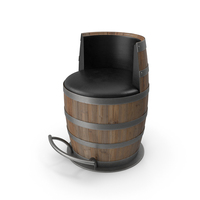 Barrel Pub Chair PNG & PSD Images