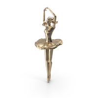 Ballerina Figurine With Hands Up PNG & PSD Images