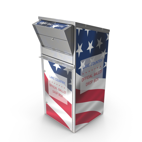 Secure Outdoor Ballot Drop Box PNG & PSD Images