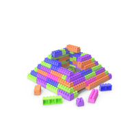 Plastic Blocks Toy PNG & PSD Images