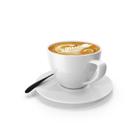 Cappuccino Coffee Cup PNG & PSD Images