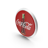 Coca Cola Vintage Wall Sign PNG & PSD Images