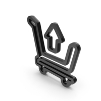 Black Shopping Cart Remove Icon PNG & PSD Images
