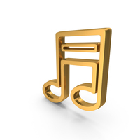 Gold Music Icon PNG & PSD Images