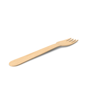 Disposable Wooden Fork PNG & PSD Images