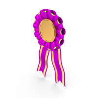 Purple Ribbon Award Badge PNG & PSD Images