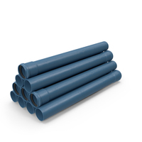 Blue Plastic Pipes PNG & PSD Images