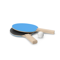 Blue Ping Pong Paddles PNG & PSD Images