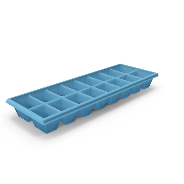 Blue Ice Cube Tray - Openclipart