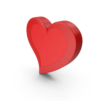 Red Heart Symbol PNG & PSD Images