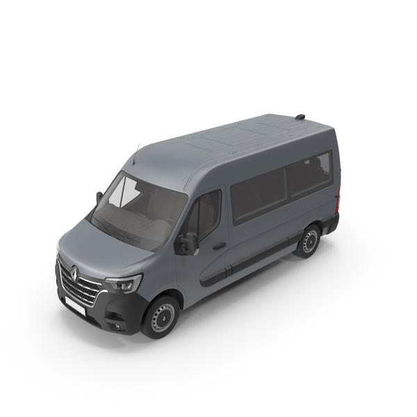 Renault master l2h2 cargo bus 2011 Royalty Free Vector Image