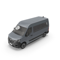 Renault Master L2H2 Passenger Van 2020 PNG & PSD Images