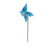 Blue Pinwheel PNG & PSD Images