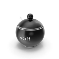 Salt Container Black PNG & PSD Images