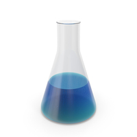 Chemical Flask With Radiation Liquid PNG & PSD Images
