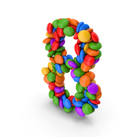 Candy Number 8 PNG & PSD Images