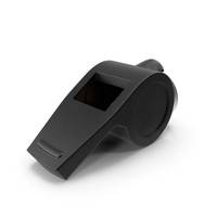 Black Referee Whistle PNG & PSD Images