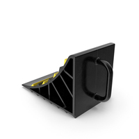 Black And Yellow Plastic Wheel Chock PNG & PSD Images
