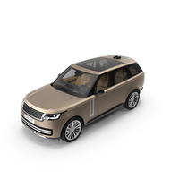 Range Rover 2022，带有灯光和PSD图像的灯光
