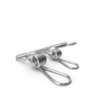 Chrome Steel Clothes Pegs PNG & PSD Images