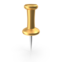 Gold Pin PNG & PSD Images
