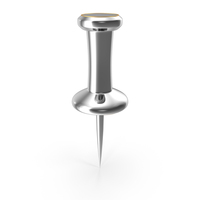 Silver Drawing Pin PNG & PSD Images